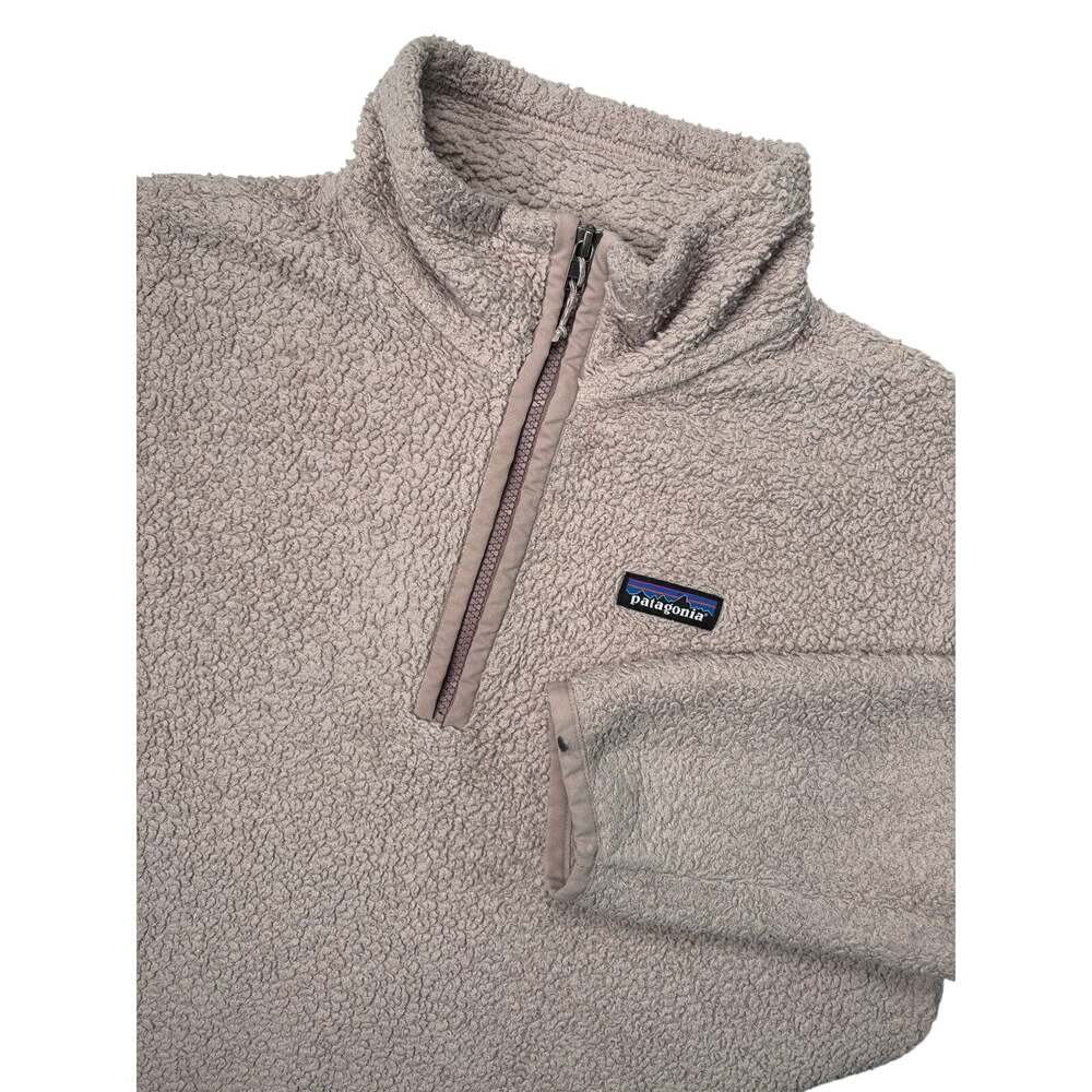 Patagonia Women's Los Gatos 1/4 Zip Shroom Taupe Fleece Pullover Small